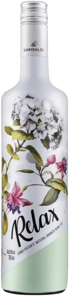 Vinho Frisante Relax Branco Demi-Sec Garibaldi 750ml