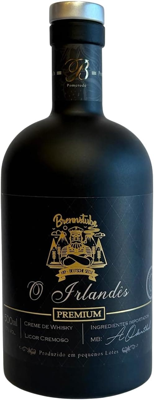 O Irlandês – Licor Cremoso de Whisky Irlandês | Notas de Cacau e Caramelo - Brennstube Pomerode
