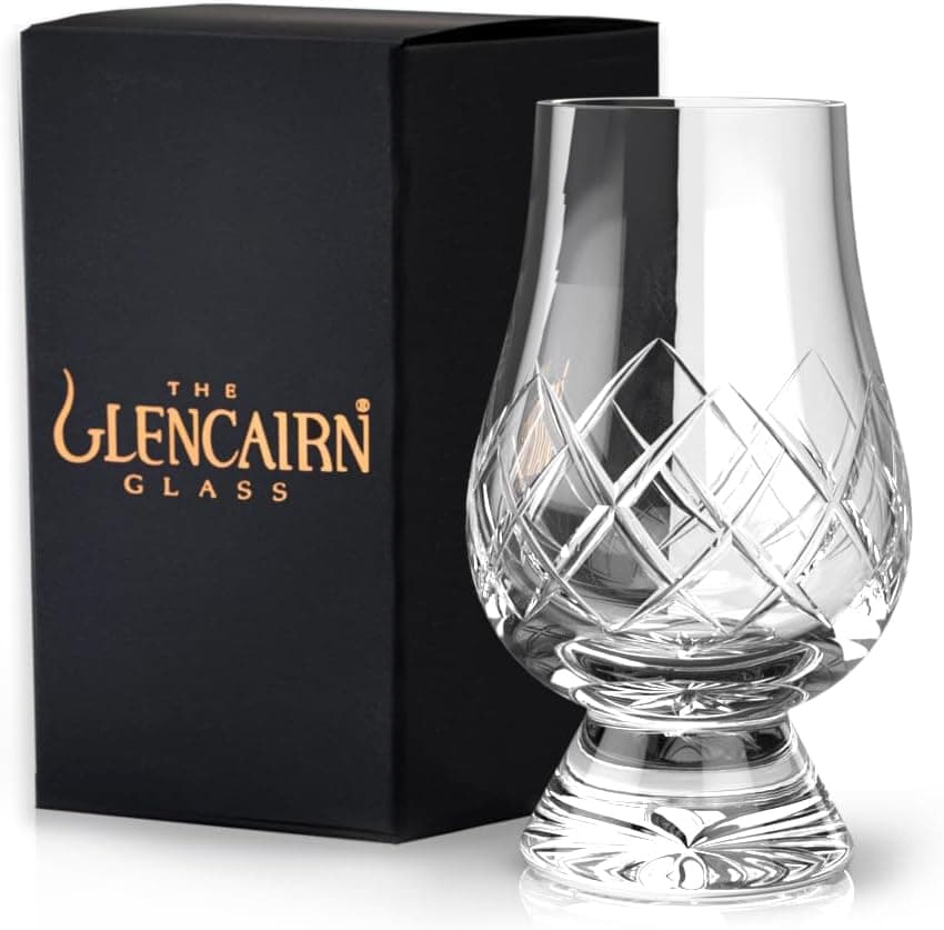 GLENCAIRN Copo de uísque premium cortado em caixa de presente