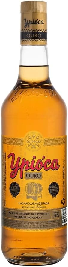 Ypióca Cachaça Ouro Sem Palha 965Ml
