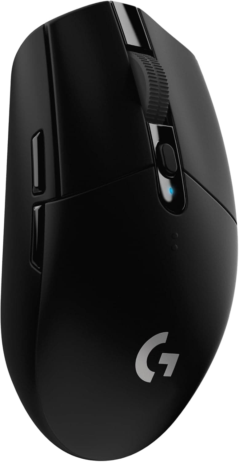 Mouse Gamer Sem Fio Logitech G305 LIGHTSPEED com 6 Botões Programáveis e Até 12.000 DPI - Preto