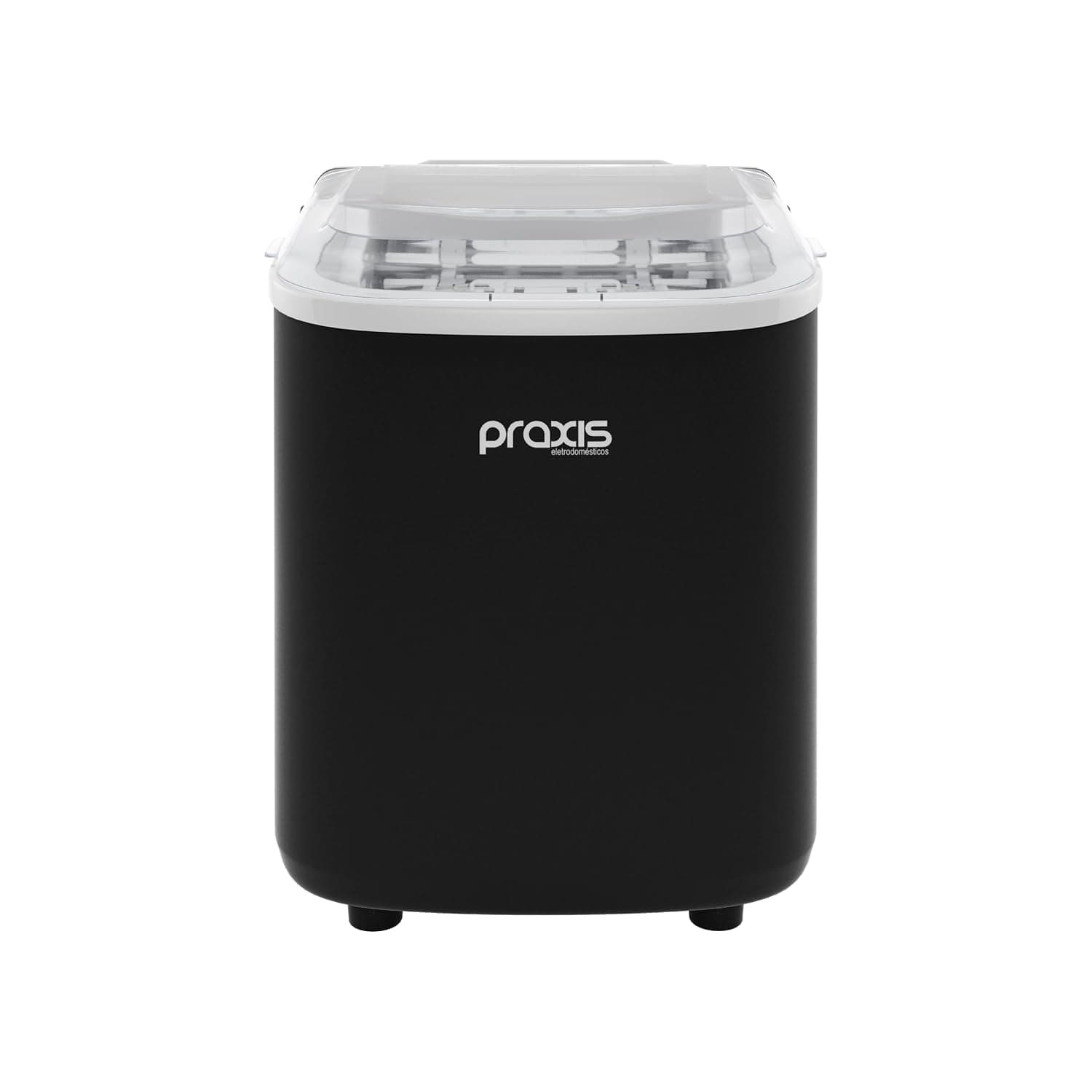 Praxis Máquina De Gelo Preto 220V | Diferentes Tamanhos do Cubo de Gelo
