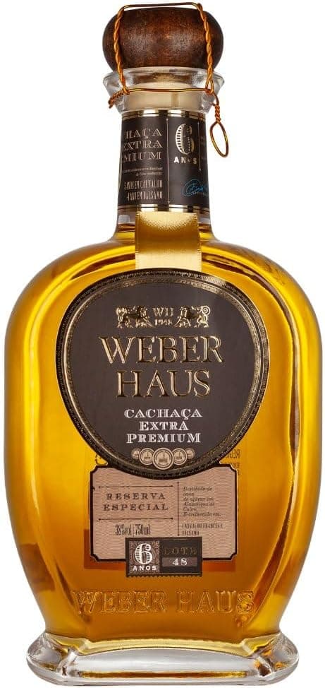 Cachaça Extra Premium Weber Haus 750 Ml