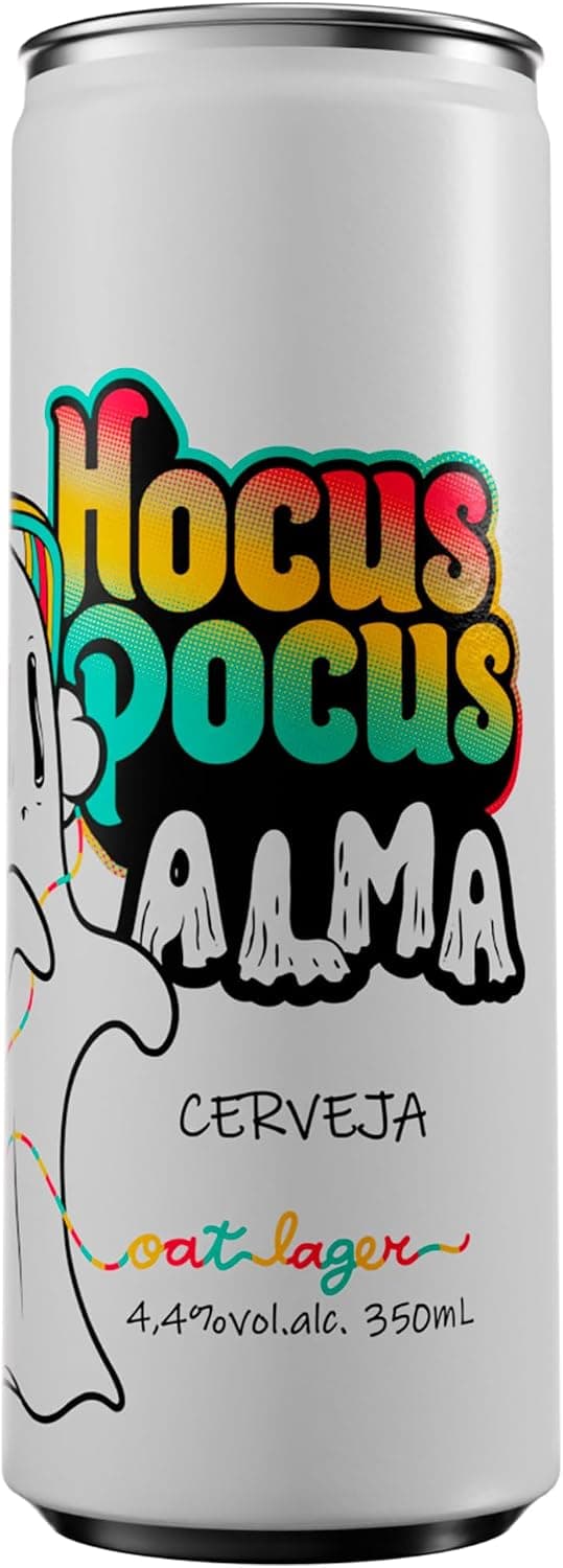Hocus Pocus Alma Oat Lager, Cerveja Artesanal com Aveia, Lata 350ml