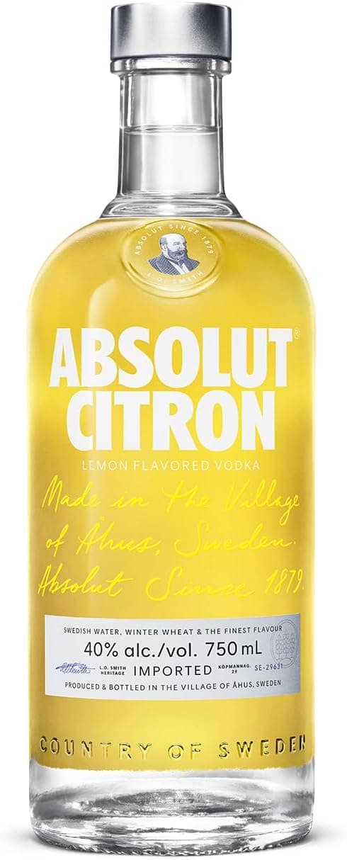 Absolut Vodka Citron Sueca 750ml Absolut Sabor vodka 750 Ml