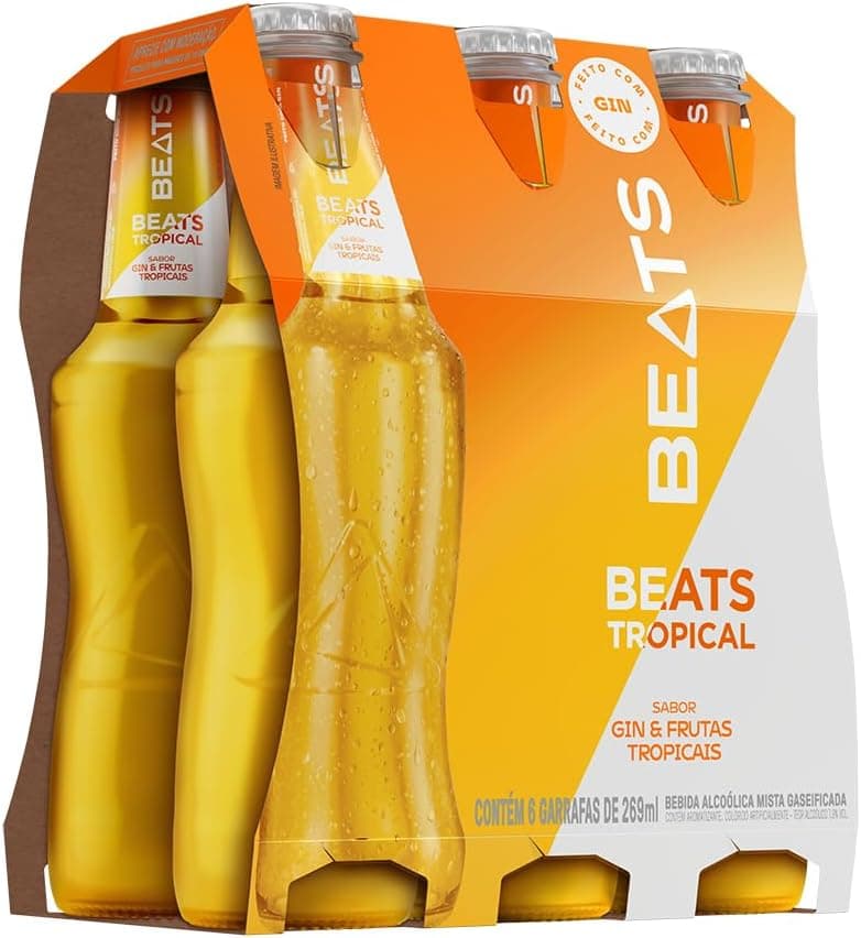 Bebida Mista Beats, Tropical, Long Neck 269ml