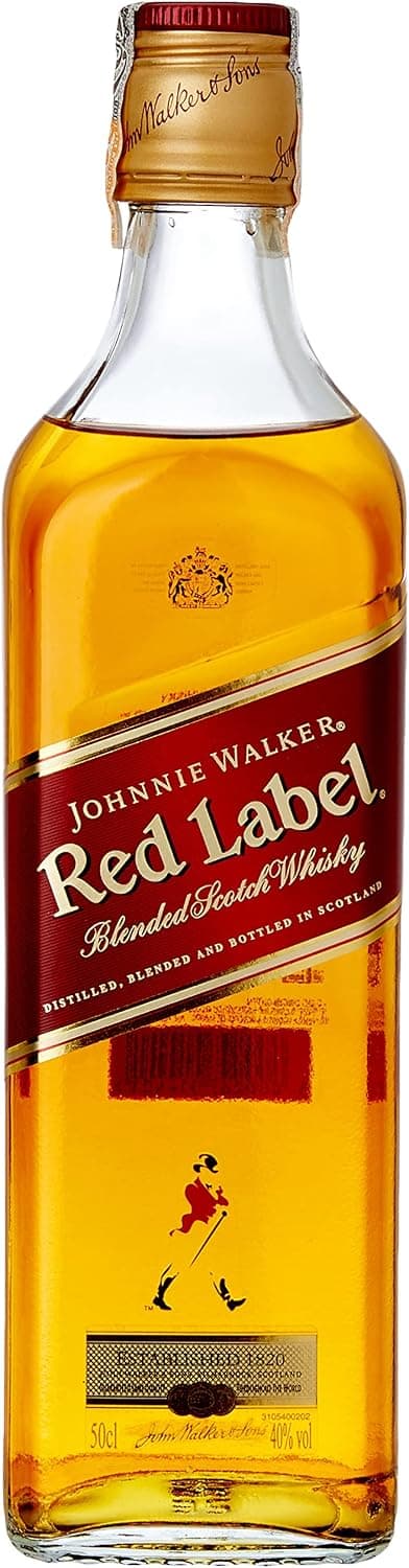 Whisky Escocês Johnnie Walker Red Label, 500ml | Blended Scotch, Teor Alcoólico 40%