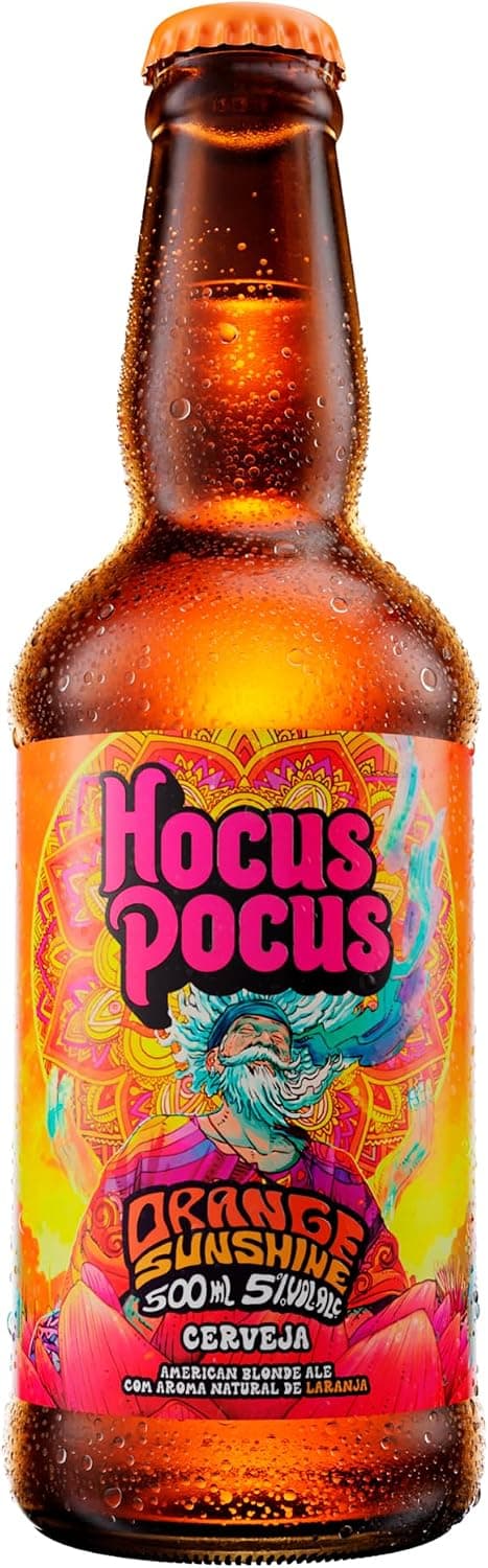 Hocus Pocus Orange Sunshine, Cerveja Artesanal com Laranja, Garrafa 500ml
